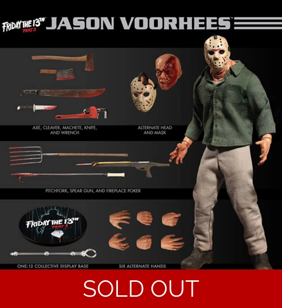 One:12 Friday The 13th Part 3 Jason Figure